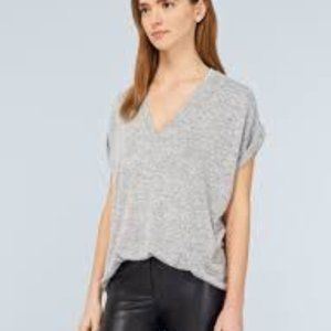 Wilfred Trentini oversized tee in camel/black (M)